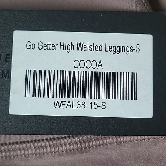 White Fox Go Getter‎ High Waisted Leggings Cocoa size Small NWT in packaging - Picture 7 of 9